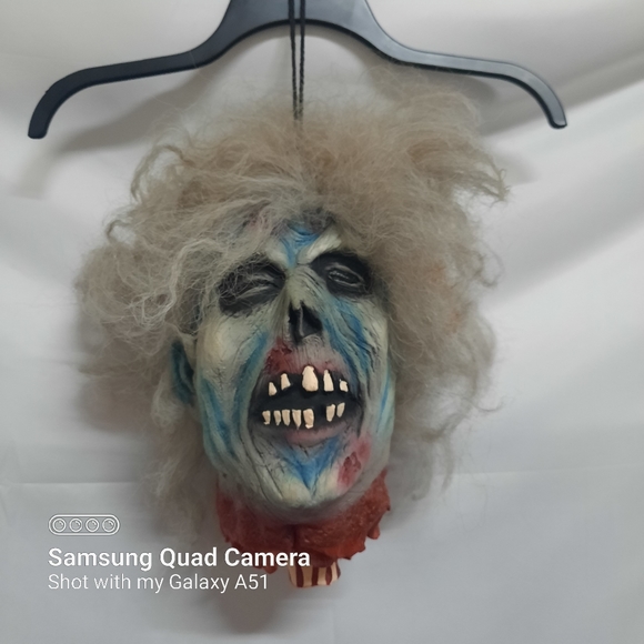Vtg. Life size Halloween severed decapitated head